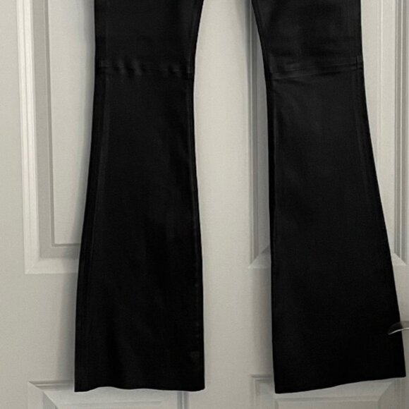 RTA "NOIR"  LAMB LEATHER MID-RISE PANTS - SIZE 25- TAGS ON NEW - Picture 6 of 10
